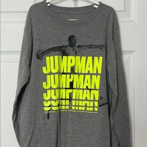 BOYS' JORDAN JUMPMAN AIR PHOTO LONG-SLEEVE T-SHIRT